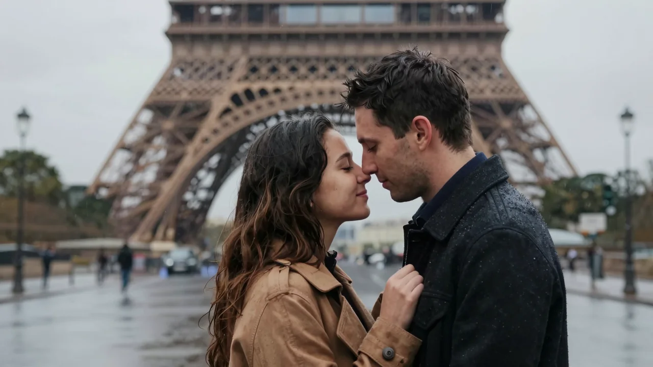 Séance photo romantique sous la pluie à Paris idées et conseils — image 1